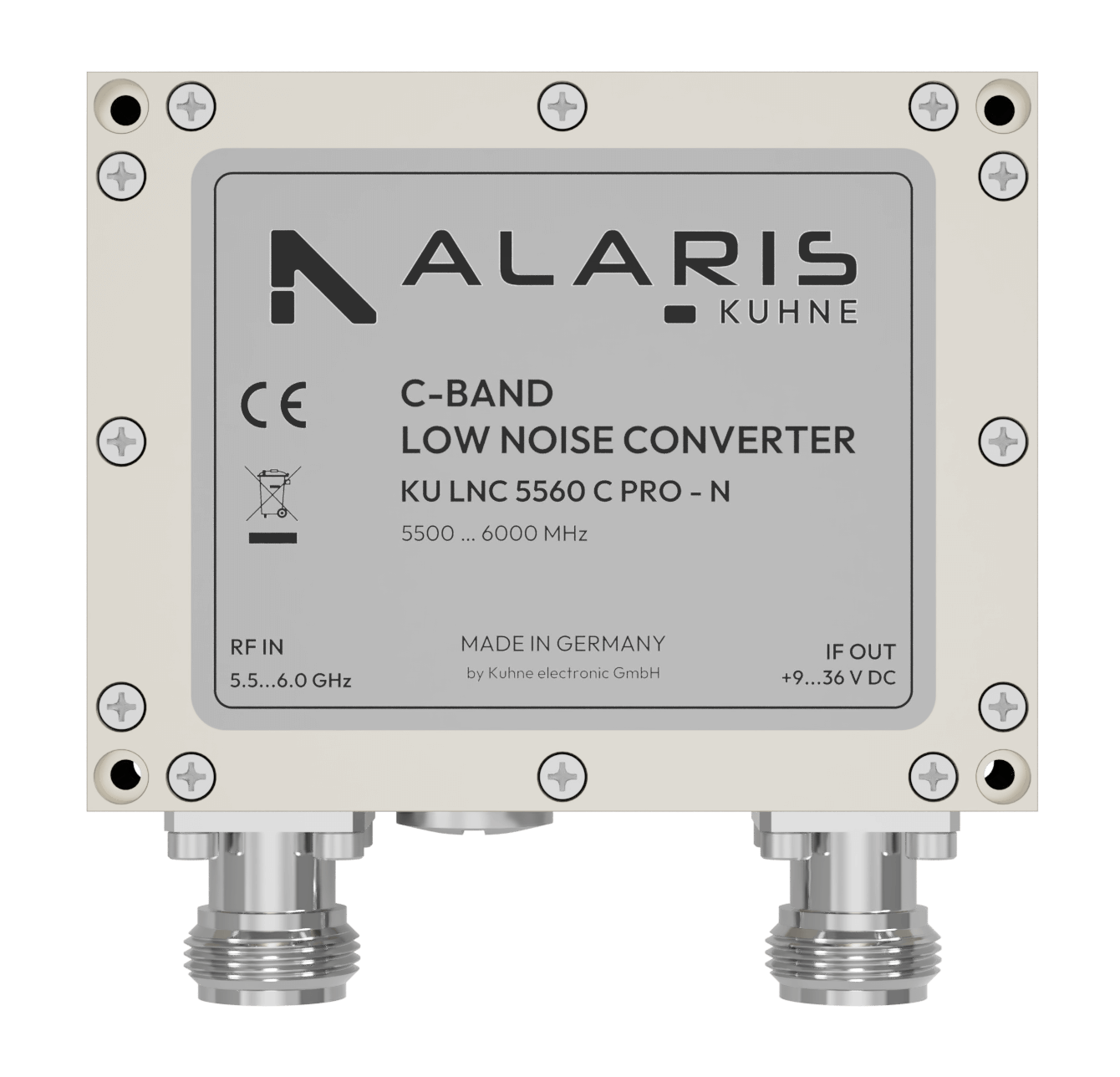 Down Converter, 5500 ... 6000 MHz (KU LNC 5560 C PRO - N)